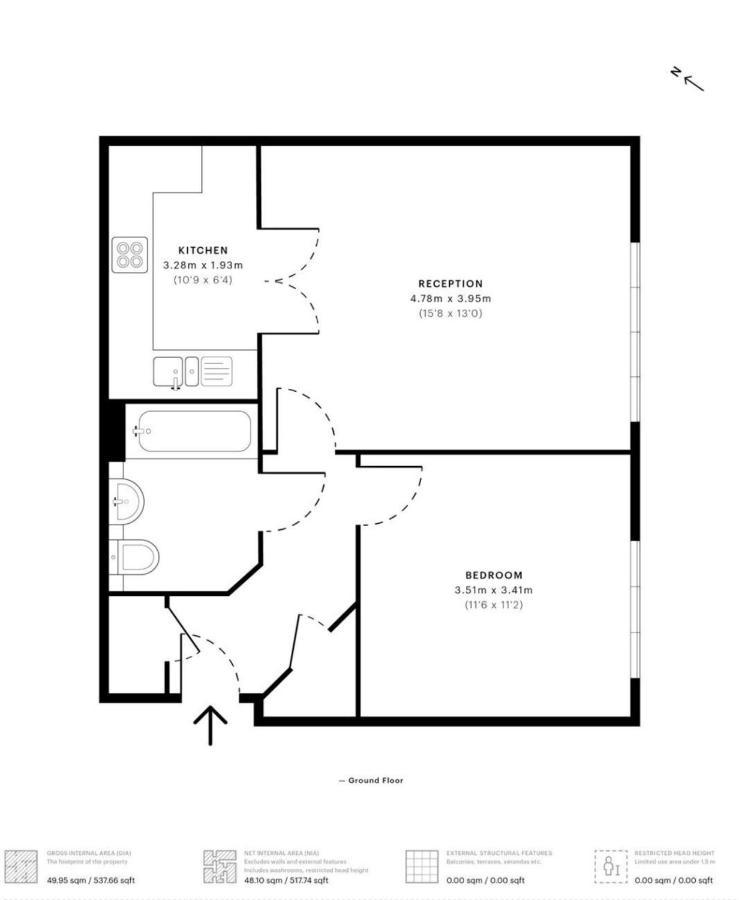 Lovely 1 Bed Apartment, 15Mins From Central Londres Exterior foto